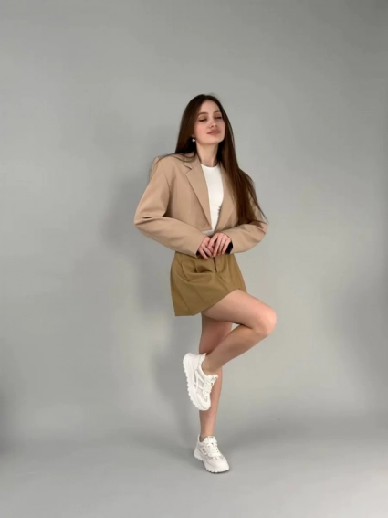Кросівки жіночі шкіряні білого кольору зі вставками сітки фото 6 — інтернет-магазин Tapok