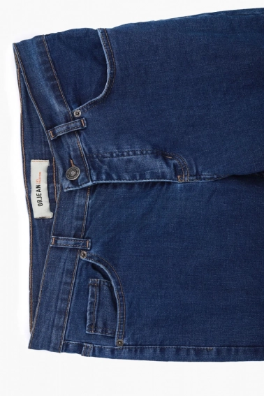 Джинсы Slim Fit мужские Mario Cavalli 5693 Синий фото 8 — интернет-магазин Tapok