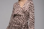Блуза женская с узором Sateen 3014-1528 Бежевый Фото 1