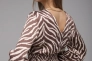 Блуза женская с узором Sateen 3014-1528 Бежевый Фото 4