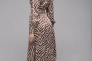 Платье женское с узором Sateen 3011-3511 Бежевый Фото 4