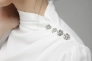 Блуза женская однотонная Sateen 552-1505 Белый Фото 3