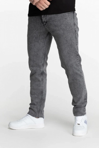 Джинсы Slim Fit мужские CLUB ju CJU2315 Серый фото 2 — интернет-магазин Tapok