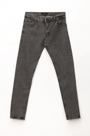 Джинсы Slim Fit мужские CLUB ju CJU2315 Серый фото 8 — интернет-магазин Tapok