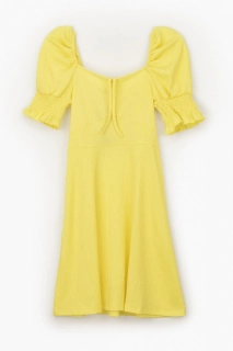 Платье однотонное женское Firesh 8025 Желтый