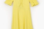 Платье однотонное женское Firesh 8025 Желтый Фото 1
