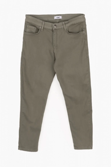 Джинси Mom Fit чоловічі FIGO J-19300 Хакі фото 7 — інтернет-магазин Tapok