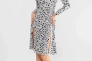 Платье с узором женское OnMe CTM WTC02307 Черно-белый Фото 1