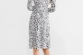 Платье с узором женское OnMe CTM WTC02307 Черно-белый Фото 3