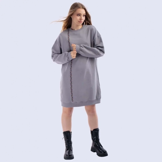 Платье женское 101959 Fashion Серый фото 5 — интернет-магазин Tapok