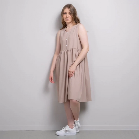 Платье женское 340495 Fashion Бежевый фото 2 — интернет-магазин Tapok