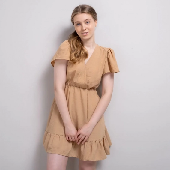 Платье женское 340528 Fashion Бежевый фото 1 — интернет-магазин Tapok