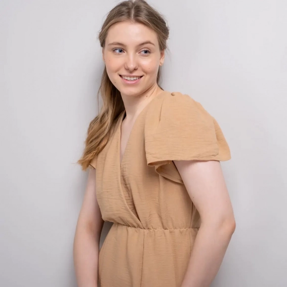 Платье женское 340528 Fashion Бежевый фото 2 — интернет-магазин Tapok