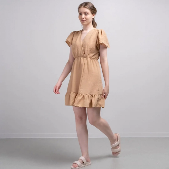 Платье женское 340528 Fashion Бежевый фото 4 — интернет-магазин Tapok