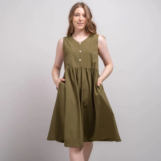 Платье женское 340481 Fashion Хаки фото 1 — интернет-магазин Tapok