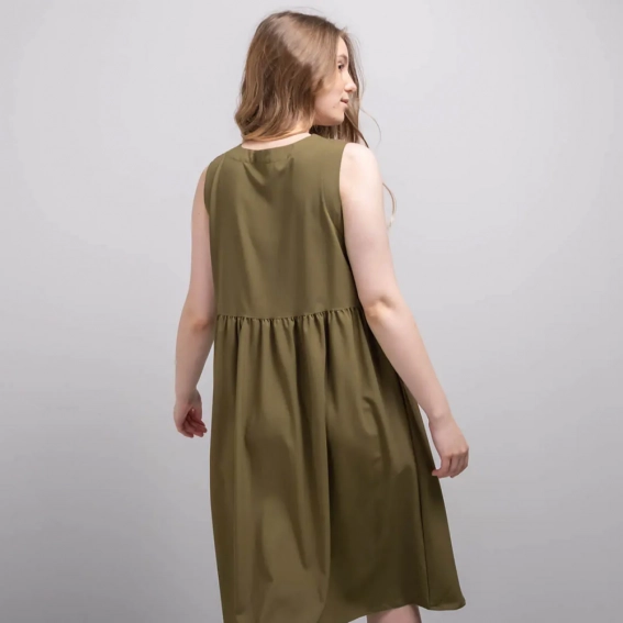 Платье женское 340481 Fashion Хаки фото 3 — интернет-магазин Tapok