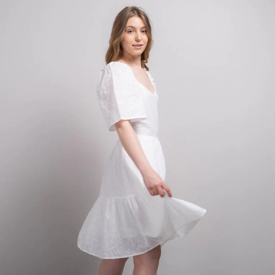 Платье женское 340520  Fashion Белый фото 4 — интернет-магазин Tapok