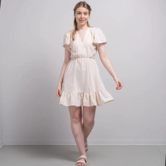 Платье женское 340527 Fashion Бежевый фото 4 — интернет-магазин Tapok