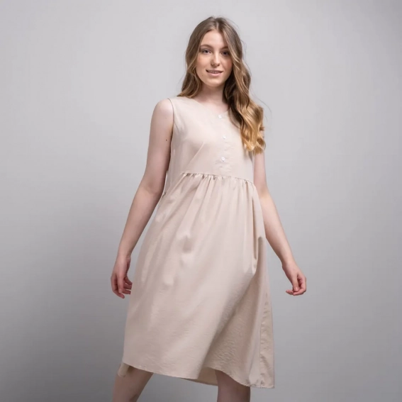 Платье женское 340490 Fashion Бежевый фото 1 — интернет-магазин Tapok
