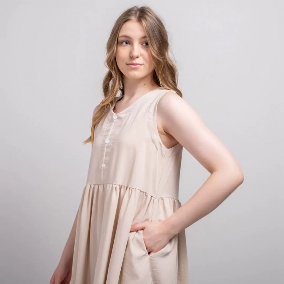 Платье женское 340490 Fashion Бежевый фото 3 — интернет-магазин Tapok