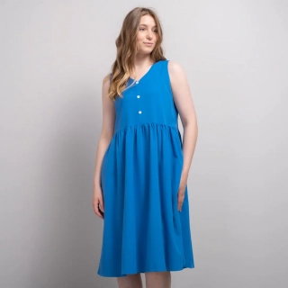Платье женское 340501  Fashion Голубой