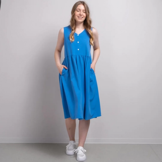 Платье женское 340501 Fashion Голубой фото 4 — интернет-магазин Tapok