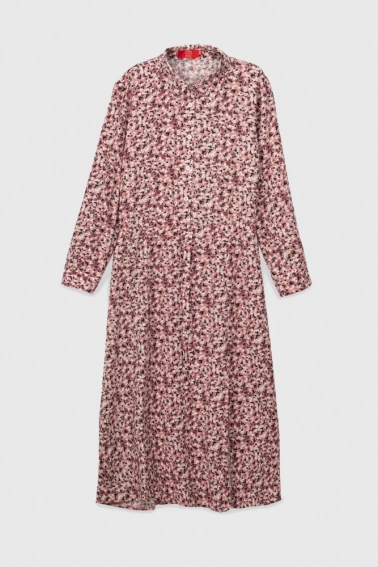 Платье с узором женское OnMe CTM WTC02308 Розовый фото 7 — интернет-магазин Tapok