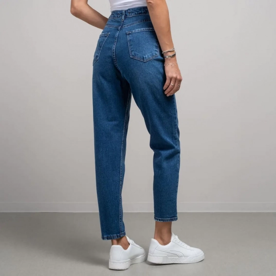 Джинси жіночі 341209 Fashion Синій фото 3 — інтернет-магазин Tapok