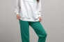 Костюм жіночий 341220 Fashion Зелений/білий Фото 1