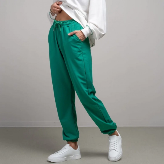 Костюм жіночий 341220 Fashion Зелений/білий фото 4 — інтернет-магазин Tapok