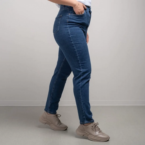 Джинси жіночі 341243 Fashion Синій фото 2 — інтернет-магазин Tapok