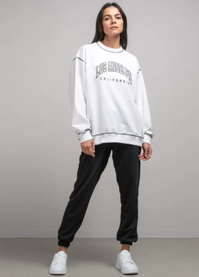 Костюм жіночий 341345 Fashion Чорний/білий фото 1 — інтернет-магазин Tapok