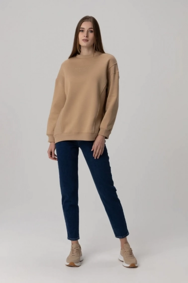 Джинси Mom Fit жіночі Zeo Basic 3864 Темно-синій фото 5 — інтернет-магазин Tapok