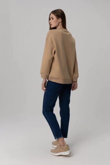 Джинси Mom Fit жіночі Zeo Basic 3864 Темно-синій фото 6 — інтернет-магазин Tapok