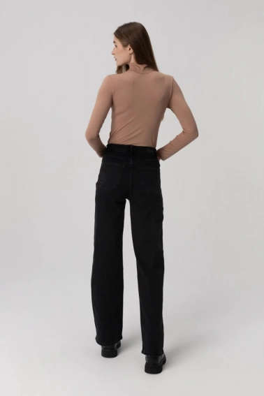 Джинси Regular fit жіночі Zeo Basic 3813 Чорний фото 6 — інтернет-магазин Tapok