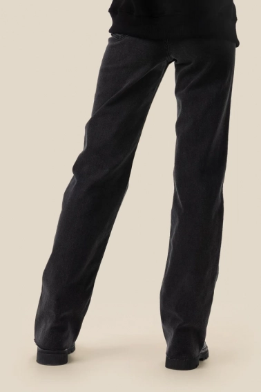 Джинсы Regular fit женские LAWA WBC02337 Графитовый фото 3 — интернет-магазин Tapok