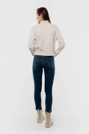 Джинсы Slim Fit женские Karol 23321 Синий фото 7 — интернет-магазин Tapok