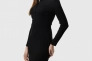 Платье однотонное женское LAWA WTC02349 Черный Фото 2