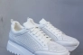 Жіночі кросівки шкіряні літні білі Yuves 115 Перфорація Фото 1