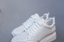 Жіночі кросівки шкіряні літні білі Yuves 115 Перфорація Фото 3