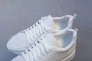 Жіночі кросівки шкіряні літні білі Yuves 115 Перфорація Фото 4