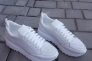 Жіночі кросівки шкіряні літні білі Yuves 115 Перфорація Фото 5