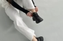 Кросівки жіночі шкіряні чорні Фото 5