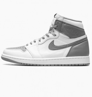 Кроссовки Nike Jordan 1 Retro High Og White/Grey 555088-037