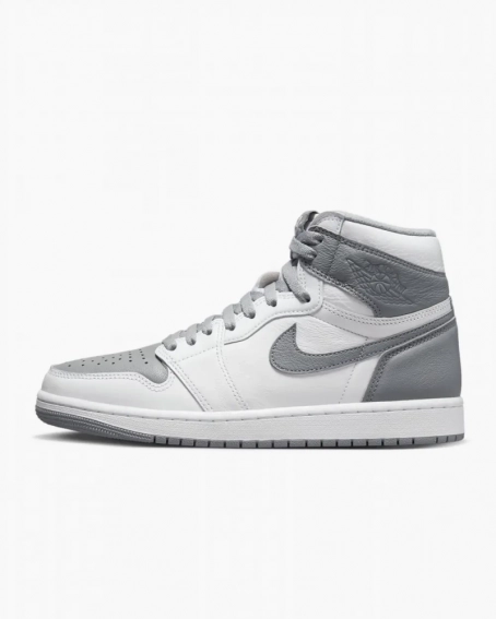 Кроссовки Nike Jordan 1 Retro High Og White/Grey 555088-037 фото 2 — интернет-магазин Tapok