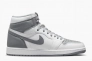 Кроссовки Nike Jordan 1 Retro High Og White/Grey 555088-037 Фото 4