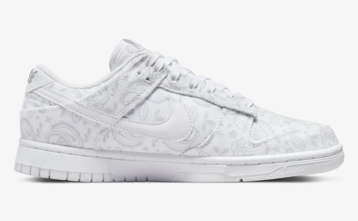 Кросівки Nike Dunk Low White Paisley White Dj9955-100 фото 3 — інтернет-магазин Tapok