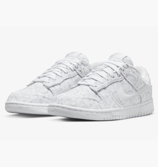 Кросівки Nike Dunk Low White Paisley White Dj9955-100 фото 13 — інтернет-магазин Tapok