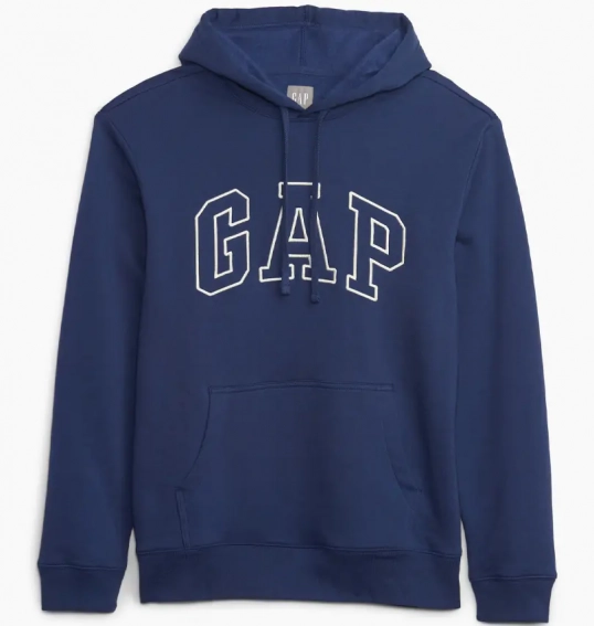 Худые Gap Arch Logo Hoodie Blue 829184022 фото 1 — интернет-магазин Tapok