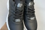 Мужские кроссовки кожаные весенне-осенние черные Splinter 1424 Фото 3